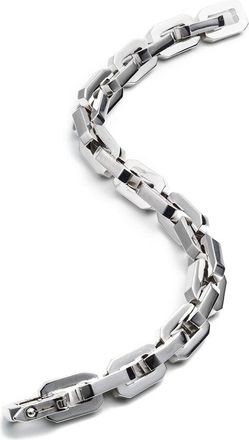 Eddie Borgo Rhodium Plated Supra Link Bracelet