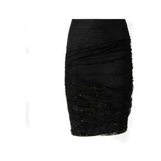 Pinko Pinko, Rokken, Dames, Zwart, S, Nylon, Birilli Rok