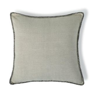 Febronie Funda de coj&iacute;n lino 50x50natural / negro