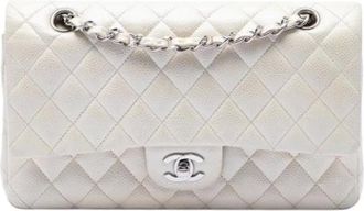 Chanel Pre-owned Borsa a spalla Classic Double Flap - - Pre-owned - Donna - Bianco - ONE SIZE