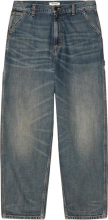 Carhartt Work in Progress Brandon Single Knee Pant - Dames - Loose Fit Jeans - Blauw - M - Katoen - Jeans
