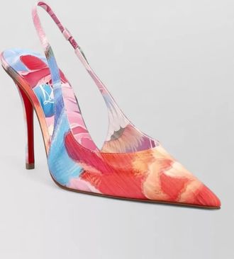 Christian Louboutin miss z floral print pointed pumps