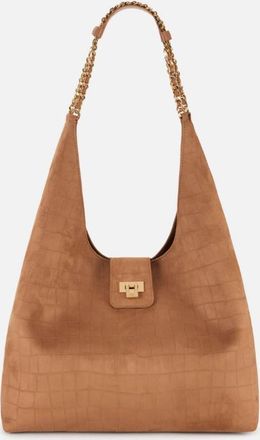 Elisabetta Franchi Hobo-Tasche aus Wildleder