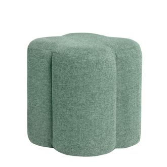 Koketto Home Puff con forma de flor de tejido menta