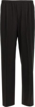 Cellar Door Ezio Rechte Broek - Heren - Straight fit broeken - Zwart - S - Leer - Broeken