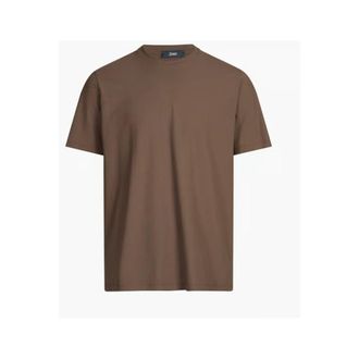 Herno T-Shirts, male, Brown, Size: XL Cotton T-Shirt