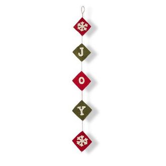 Tag Joyful Multicolor Wool Hanging Decor for Holiday Cheer in Multicolored at Nordstrom
