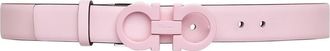 Ferragamo Salvatore Ferragamo Double Gancio Leather Belt in Cheerleader Pink at Nordstrom, Size 75