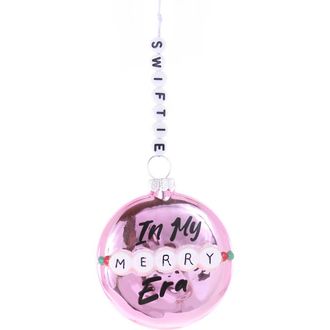 Cody Foster & Co. Merry Era Glass Ornament in Pink Multi at Nordstrom