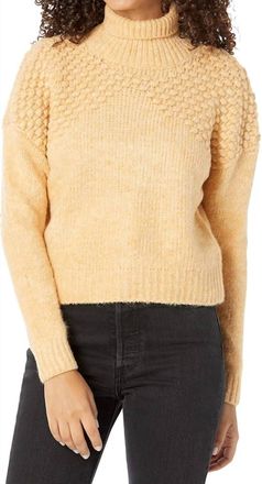 Free People Bradley Pullover Sweater In Camel Heather