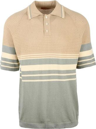 Daniele Fiesoli Knit Polo Shirt - Beige