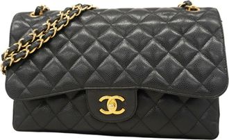 Chanel Grained Calfskin Shoulder Bag (Pre-Owned)