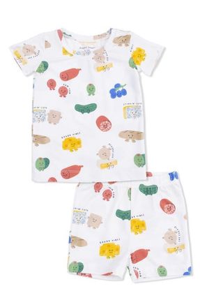 Angel Dear Charcuterie Cuties Top & Shorts Set in Ivory at Nordstrom, Size 12-18M