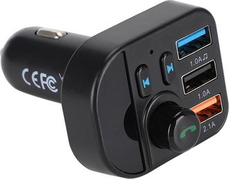 OEM Perfecto Para Un Viaje Placentero: Transmisor Fm Bluetooth De Alta Fidelidad Para Coche, Cargador Con Doble Puerto Usb Retroiluminado Por Led, Llamada