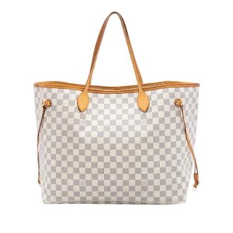 Louis Vuitton Pre-owned Tote Bags, female, White, Size: ONE SIZE Pre-owned Neverfull GM Tote Bag