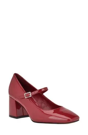 Calvin Klein Jatlee Block Heel Pump in Red at Nordstrom Rack, Size 6.5