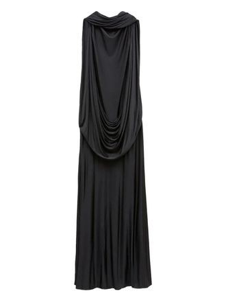Loewe Anagram maxi-jurk - Zwart