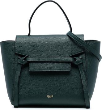 Celine Pre-owned Celine Nano Grained Calfskin Belt Bag S-GA-3199