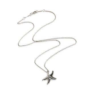 Tiffany & Co. Pre-Owned Tiffany & Co. Sterling Silver Diamond Elsa Peretti Starfish Pendant