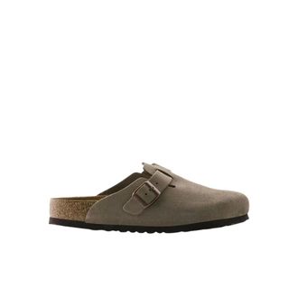 Birkenstock Schoenen, Heren, Grijs, 42 EU, Suède, Boston SFB Sandal