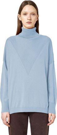 Alpha Studio Alpha Studio blue Silk Womens Sweater