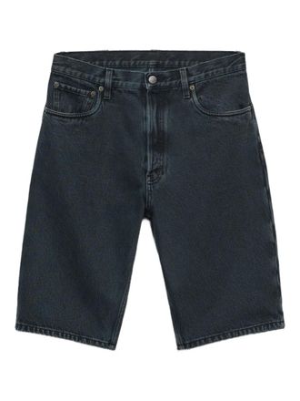 Prada over-dyed cotton denim shorts - men - Cotton - 32 - Black