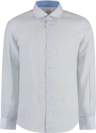 Bastoncino Heren, Overhemden, Blauw, Maat: 4XL
