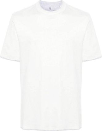 Brunello Cucinelli Crew-Neck T-Shirt With Faux-Layering