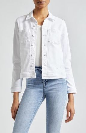 L'agence Shuri Femme Denim Jacket in Blanc at Nordstrom Rack, Size X-Small