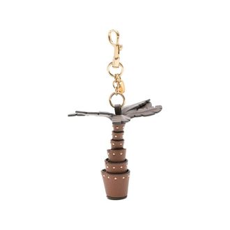 Anya Hindmarch Keyrings, female, Brown, Size: ONE SIZE Cedar Keyring