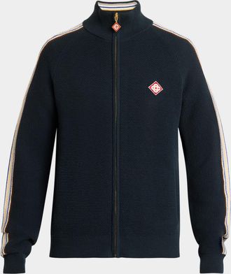 Casablanca Men & apos;s Cafe Culture Wool Track Jacket