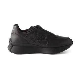 Alexander McQueen Zapatillas con suela exagerada y logo negro - Shoes - Hombre - Negro - 40 EU