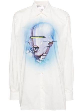Stella McCartney x Sorayama Sexy Robot cotton shirt - White