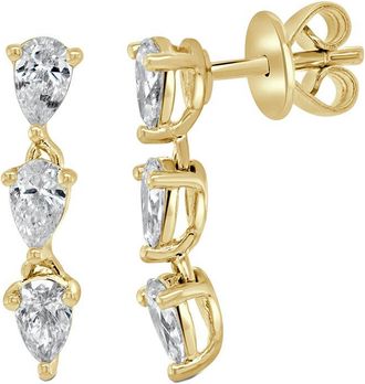 Sabrina Designs 14K 0.50 Ct. Tw. Diamond Drop Earrings