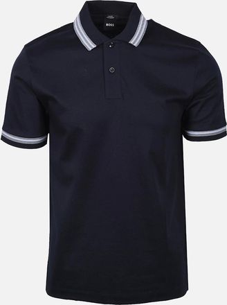 HUGO BOSS Mens Boss Black H PHILLIPSON POLO DARK BLUE - Navy - Size: 40