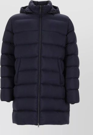 Herno long quilted down hooded puffer coat