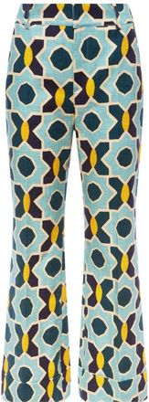 La DoubleJ Hendrix Broek - Dames - Wijde Broeken - Blauw - XL - Linnen - Broeken