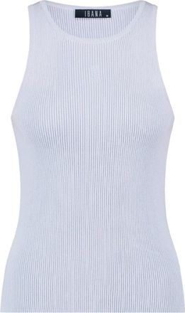 Ibana Tops, Dames, Blauw, M, Katoen, Sleeveless Top Tamora