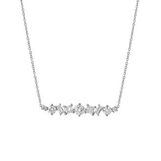 LuvMyJewelry Oryssa 14K Gold Lab Grown Diamond Necklace - 0.75 Ct in 14K White Gold at Nordstrom