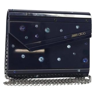 Jimmy Choo London Pre-owned Plastic shoulder-bags - Dames - Pre-owned - Blauw - Maat: ONE Size