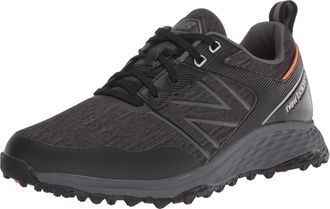 New Balance Mens Fresh Foam Contend Golf Shoe, Black/Grey, 9.5