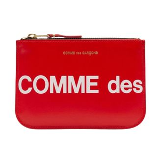 Comme Des Gar&ccedil;ons Tassen, Heren, Rood, ONE Size, Leer, Enorme Log Portemonnee