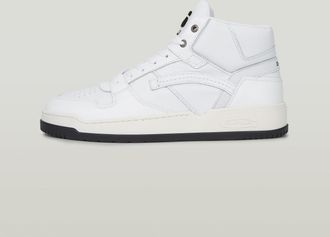 G-Star Grid Mid Lea Sneakers - Wit - Heren