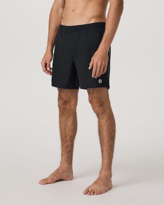 Vuori Clothing Maverick Volley Shorts Lined | Black | XS, Size Extra Small