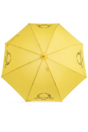 Moschino Parasol With Logo, Unisex, Yellow