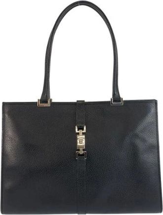 Gucci Pre-owned Tote Bags, female, Black, Size: ONE SIZE Pre-owned Leather gucci-bags