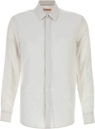 Valentino Garavani Ice shirt - men - Silk - 39 - White