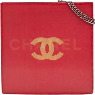 Chanel Pre-owned Shoulder Bags, female, Red, Size: ONE SIZE Pre-owned Vintage Shoulder Bag
