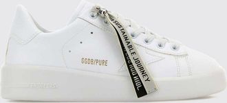 Golden Goose Sneakers Pure-Star low top in pelle di vitello con logo laminato