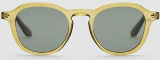 Mango Occhiali da sole montatura semitrasparente kaki - Uomo - Taglia unica - MANGO MAN